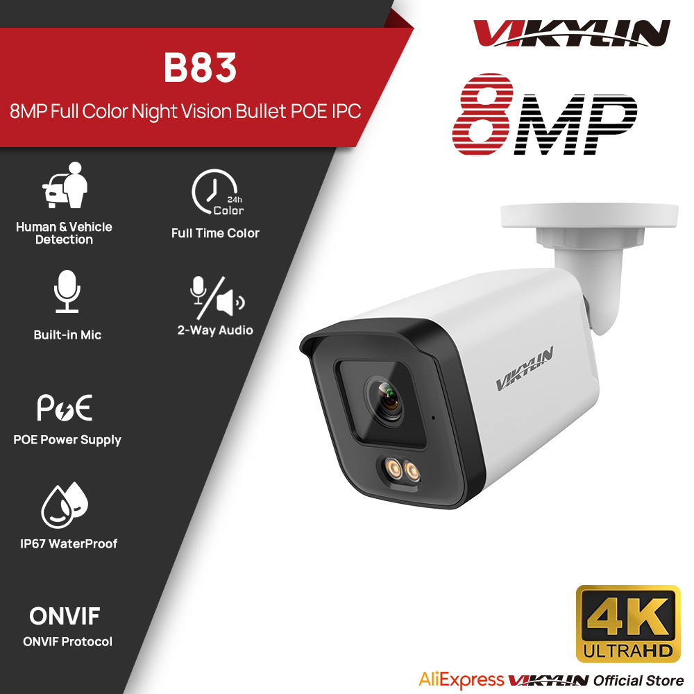 Home Security Service - VIKYLIN Kamera Keamanan IP HD 8MP