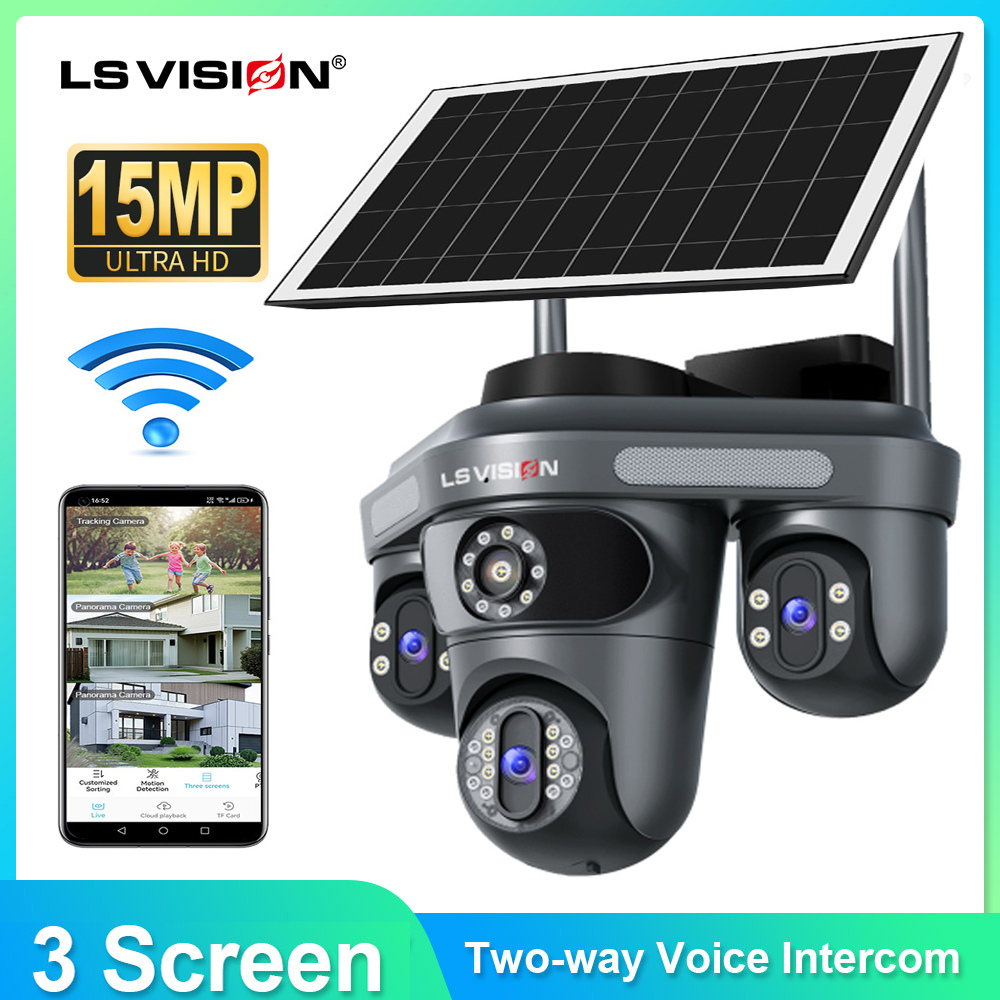 Alarm Siren Outdoor - Kamera Keamanan Luar Ruangan Tenaga Surya