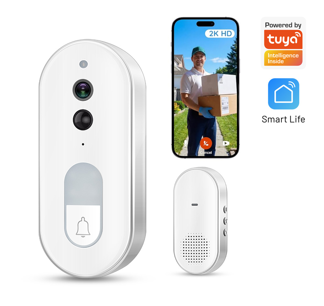 Home Security No Wifi Needed - Tuya Bel Pintu Video Pintar Nirkabel