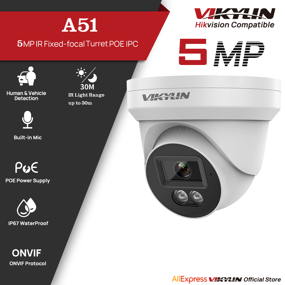 Home Security Service - Kamera Keamanan IP VIKYLIN 5MP dengan