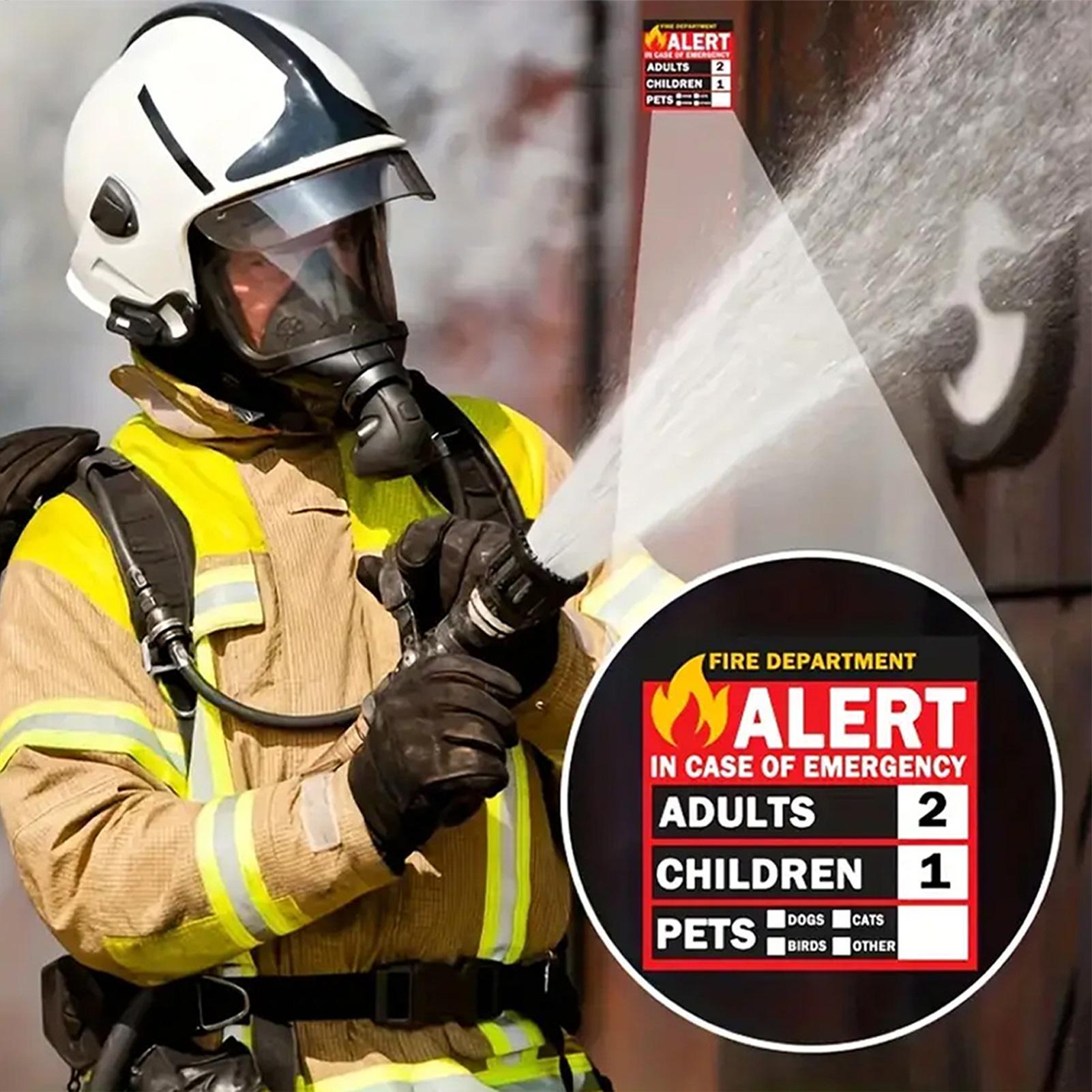 Home Security Department - Stiker Peringatan Kebakaran Hewan Peliharaan Poster
