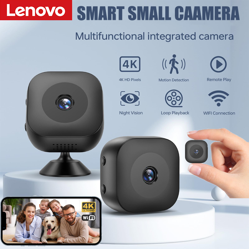 Home Security No Wifi Needed - Kamera Mini Lenovo Smart 4K HD,