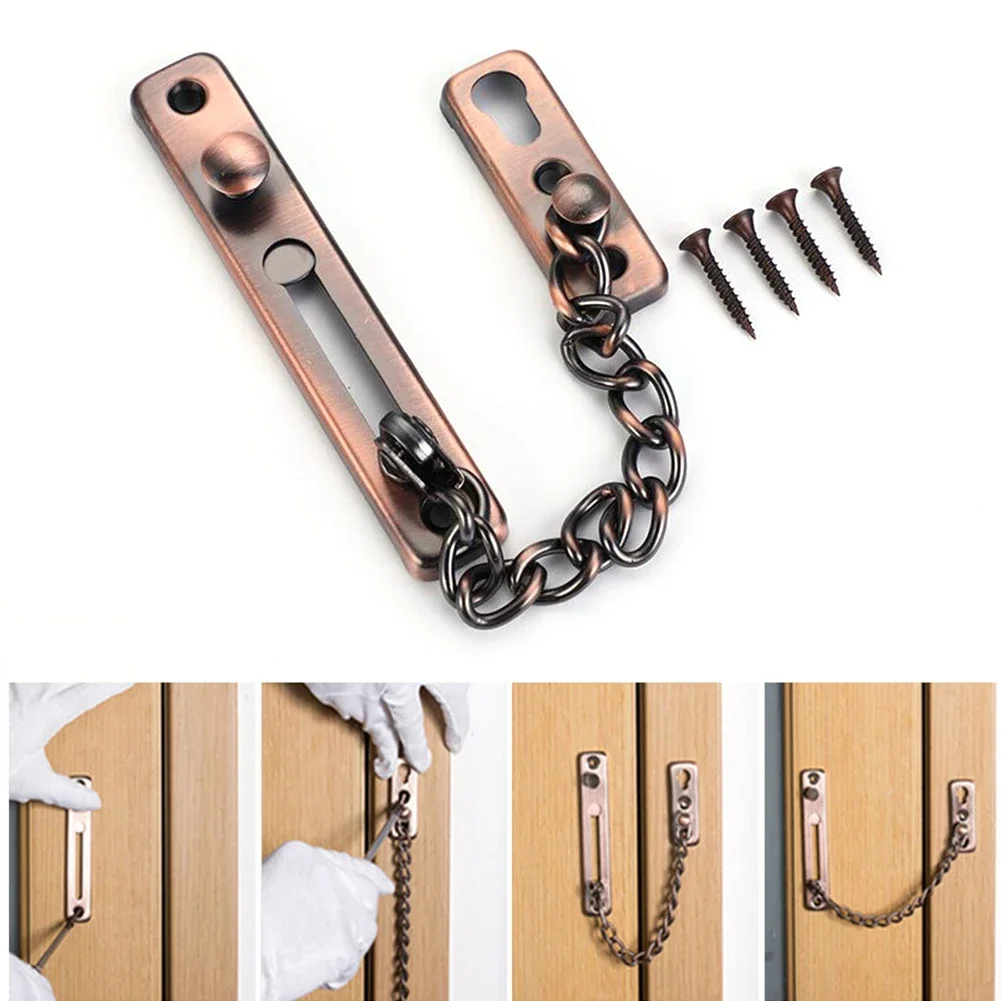 Home Security Essential - Rantai pintu dengan kunci pintu, rantai