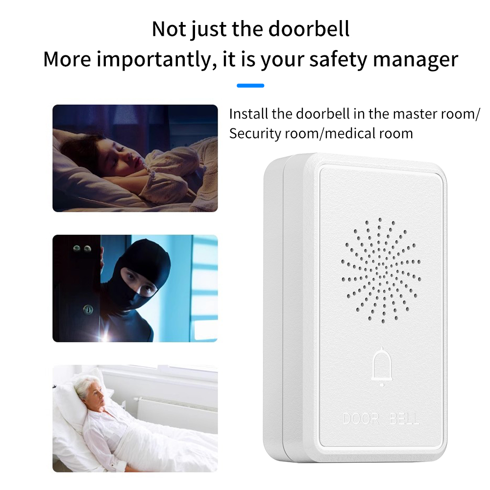 Home Security Ring System - Bel Pintu Berkabel 4 Kawat DC12V
