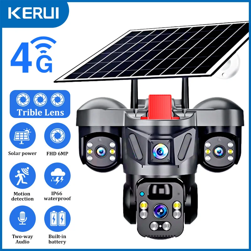 Home Security No Wifi Needed - KERUI V380 Pro Luar Ruangan PTZ
