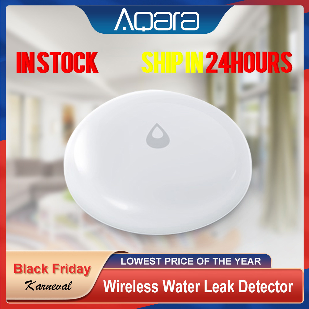 Home Security Xiaomi - Aqara Sensor kebocoran air, pengendali keamanan