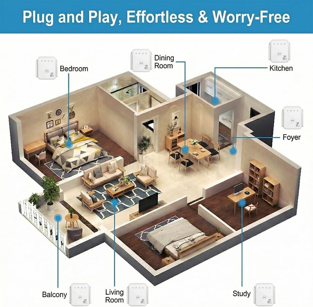 Penguat Sinyal WiFi Baru 2026  - Home Security Service ulasan dan harga