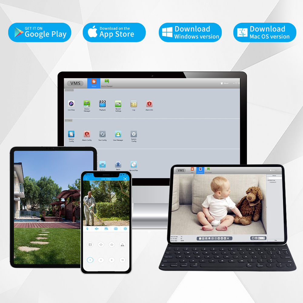 Kit Sistem Kamera Keamanan 4K  - Home Security And Camera System ulasan dan harga