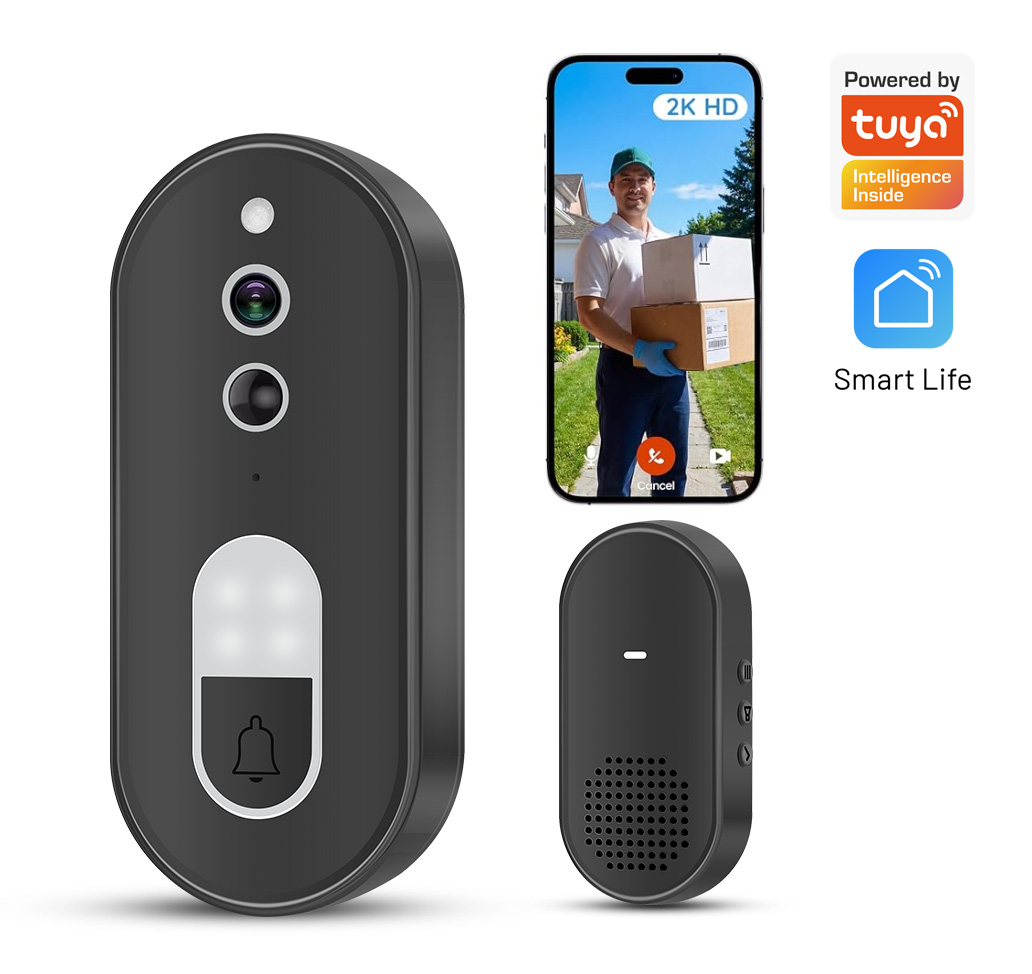 Tuya 1080P HD Bel Pintu Video  - Home Security No Wifi Needed ulasan dan harga