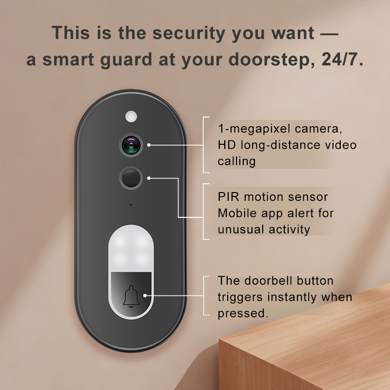 Tuya 1080P HD Bel Pintu Video  - Home Security No Wifi Needed ulasan dan harga