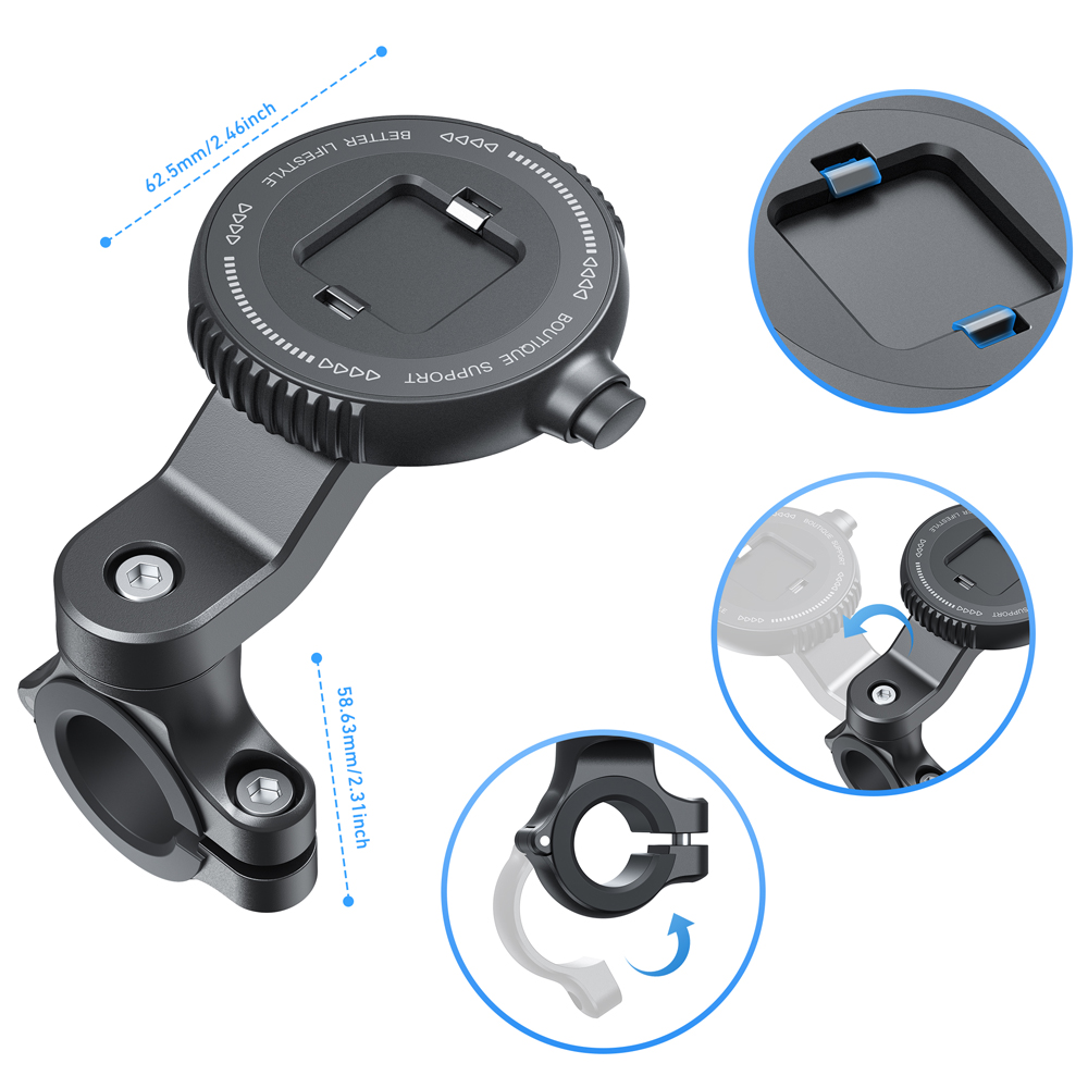Penjepit Ponsel Sepeda Motor 1 - Home Security Xiaomi ulasan dan harga