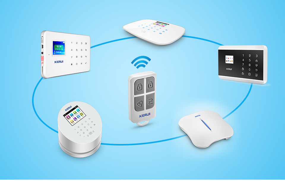 KERUI Gantungan Kunci 4 Tombol - Home Security Essential ulasan dan harga