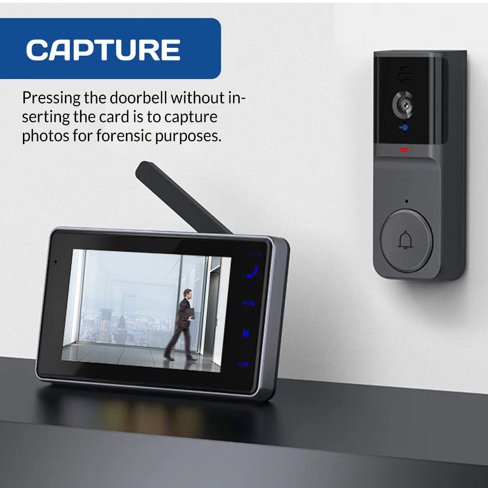 Bel Pintu Interkom Visual Nirk - Home Security No Wifi Needed ulasan dan harga