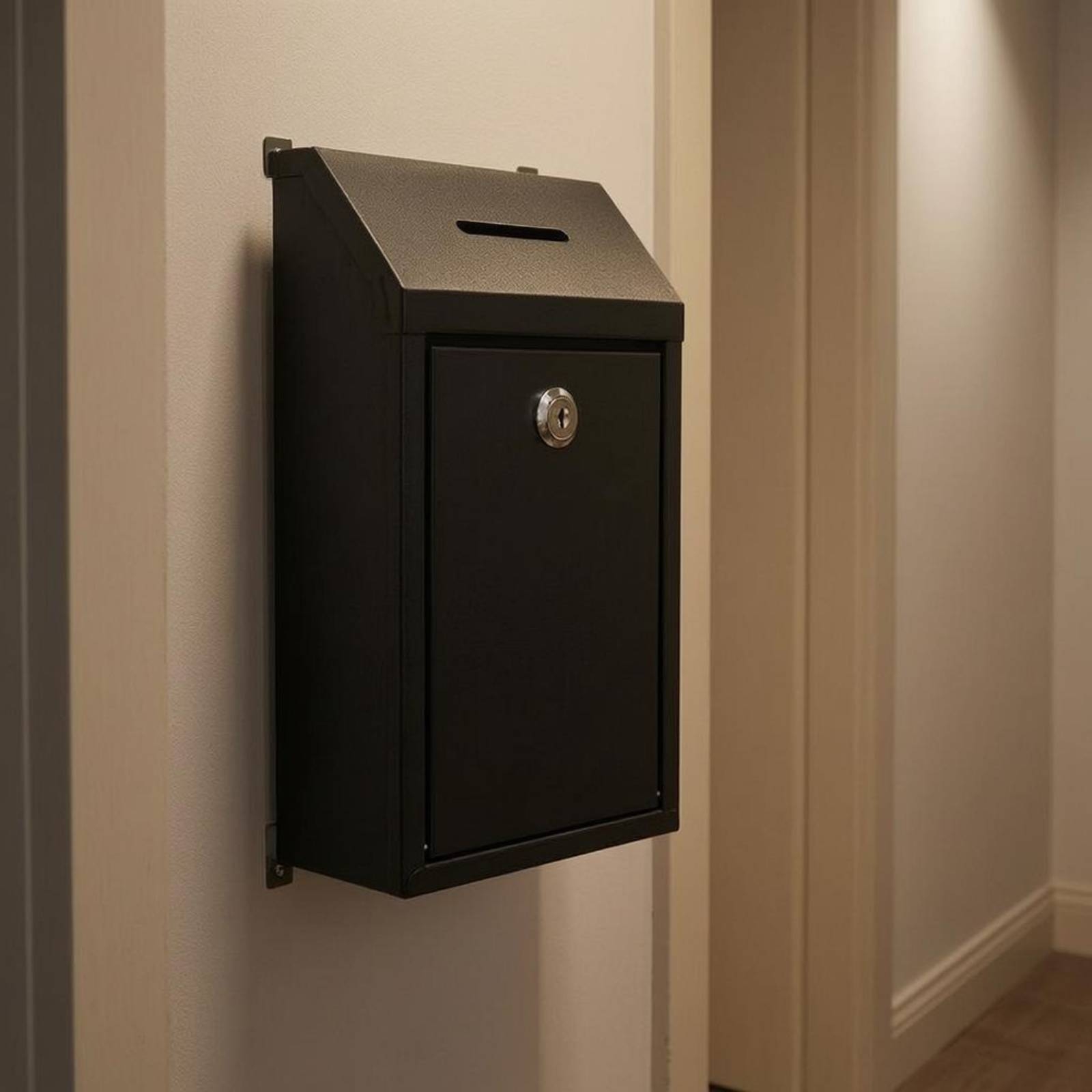 Kotak Surat Berpenutup Miring, - Home Security Service ulasan dan harga