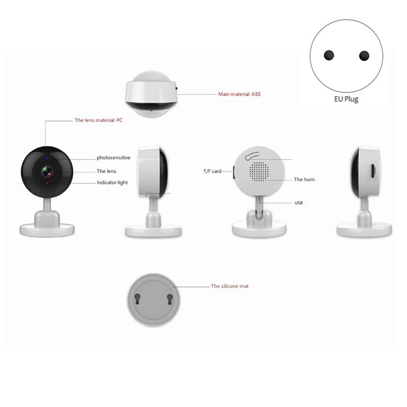 Kamera Wifi Tuya Esensial untu - Home Security Wifi Camera ulasan dan harga