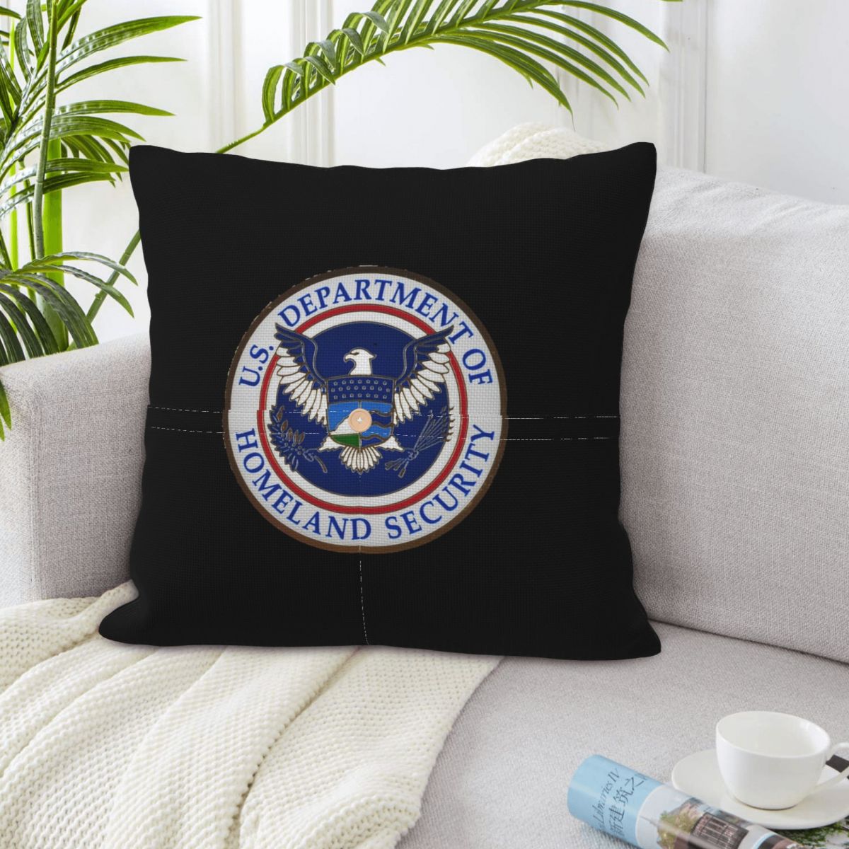 DHS - Sarung Bantal Linen Pers - Home Security Department ulasan dan harga