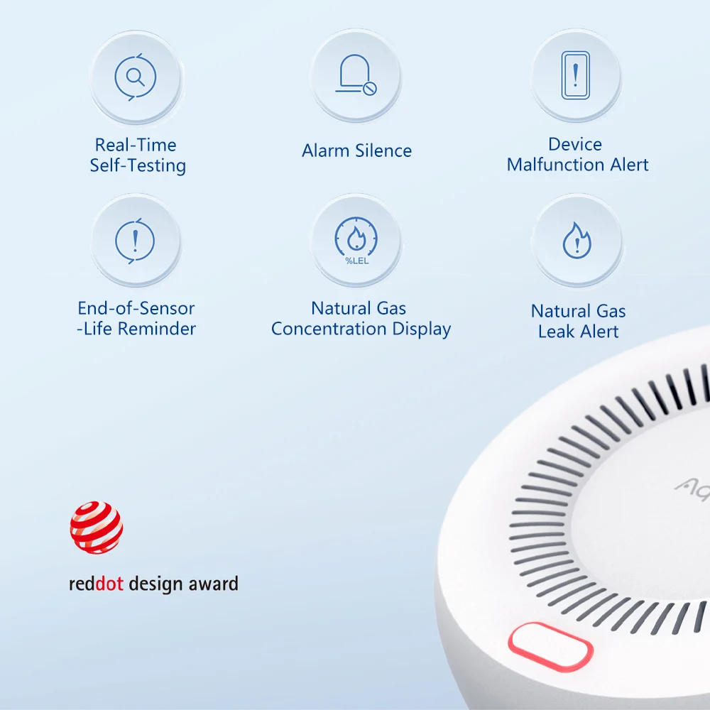 Detektor Gas Alam Aqara Alarm  - Home Security Xiaomi ulasan dan harga