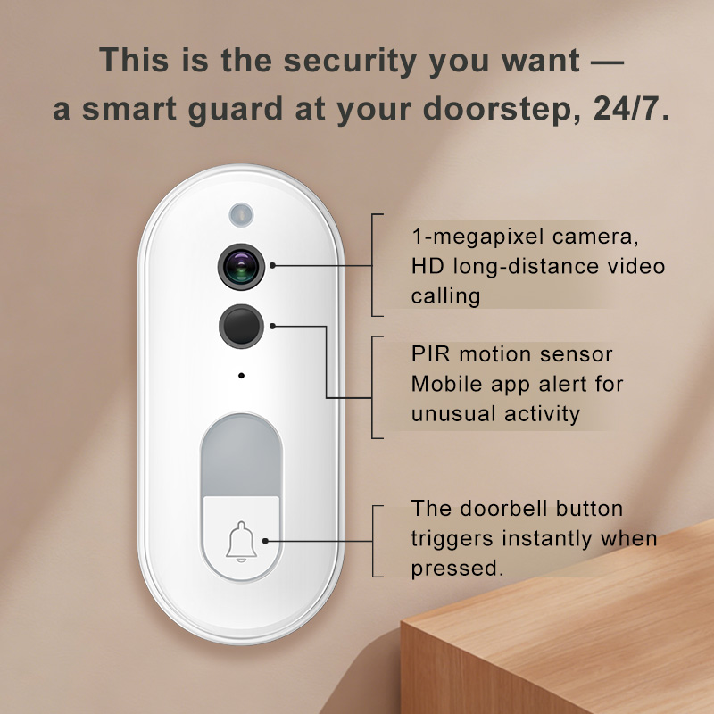 Tuya Bel Pintu Video Pintar Ni - Home Security No Wifi Needed ulasan dan harga