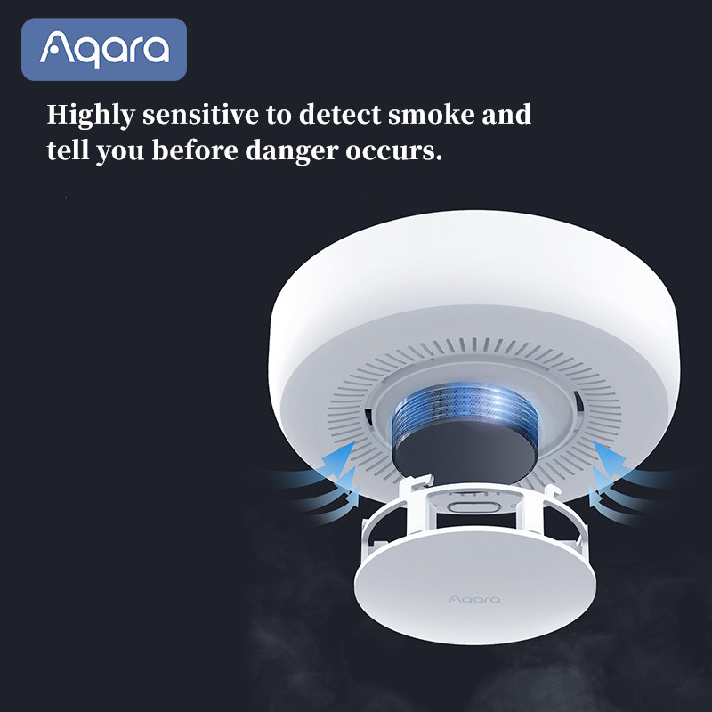 Aqara Sensor detektor asap cer - Home Security Xiaomi ulasan dan harga