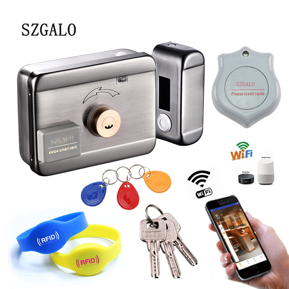 Kontrol WiFi Kunci Listrik Kun - Home Security Ring System ulasan dan harga