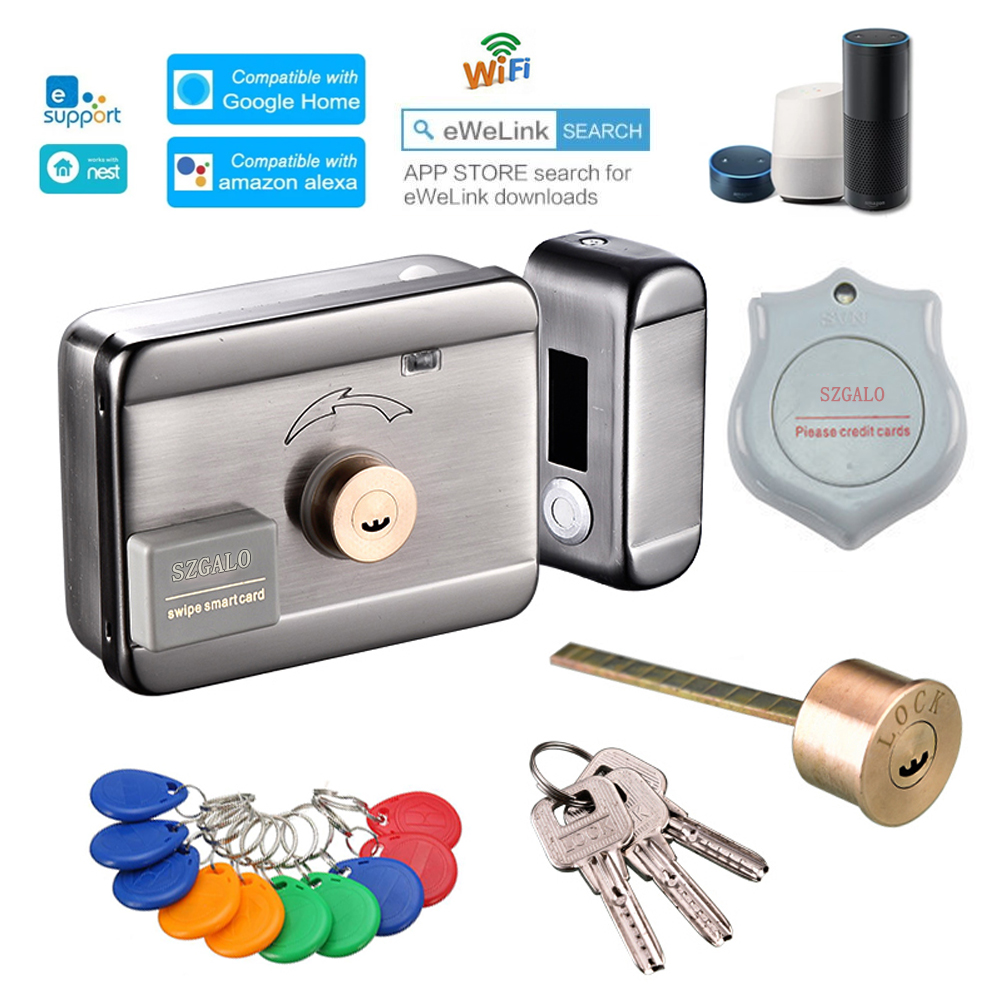 Kontrol WiFi Kunci Listrik Kun - Home Security Ring System ulasan dan harga