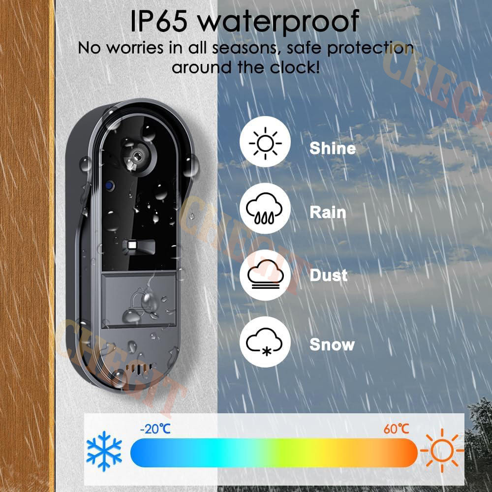 Bel Pintu Wifi Nirkabel Kamera - Home Security No Wifi Needed ulasan dan harga