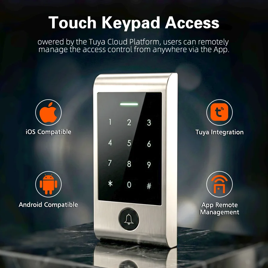 Sistem Akses Keypad Sentuh Kon - Home Security System ulasan dan harga