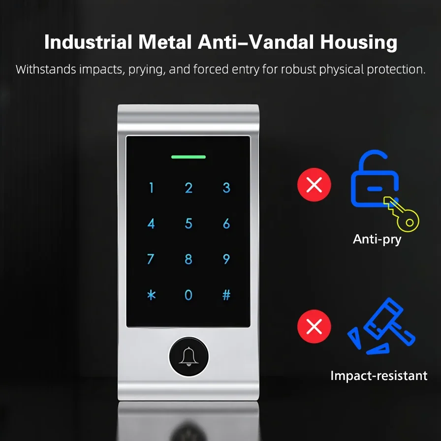 Sistem Akses Keypad Sentuh Kon - Home Security System ulasan dan harga