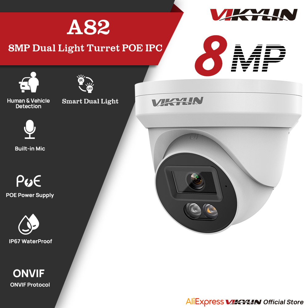 VIKYLIN Kamera Keamanan IP 8MP - Home Security Service ulasan dan harga
