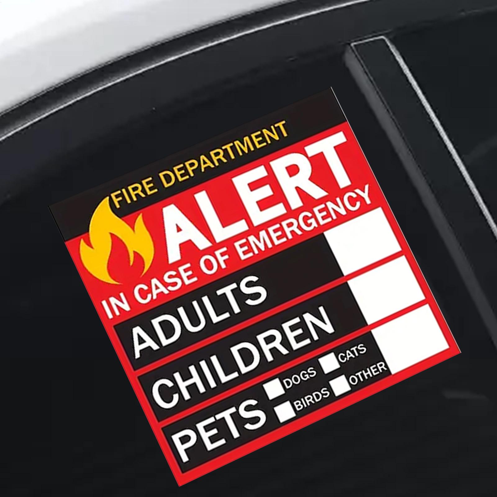 Stiker Peringatan Kebakaran He - Home Security Department ulasan dan harga