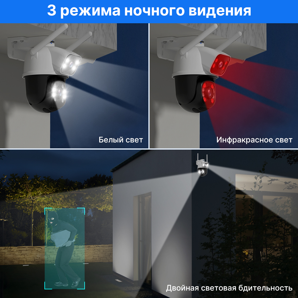 Hiseeu Kamera IP Wifi PTZ 4K 8 - Home Security Xiaomi ulasan dan harga