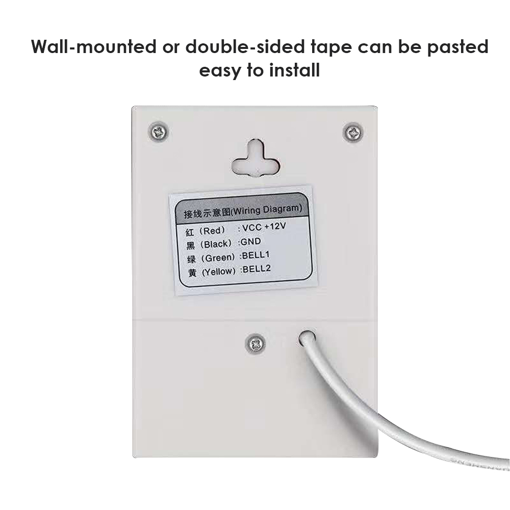 Bel Pintu Kabel DC12V Kontrol  - Home Security Ring System ulasan dan harga