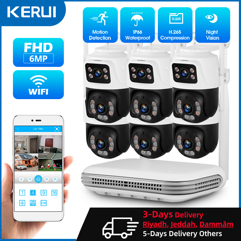 KERUI Kit kamera pengintai kea - Home Security Wifi Camera ulasan dan harga