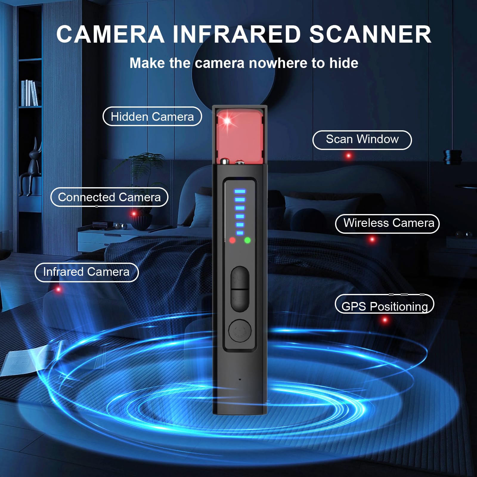 Detektor Kamera Tersembunyi An - Home Security System ulasan dan harga