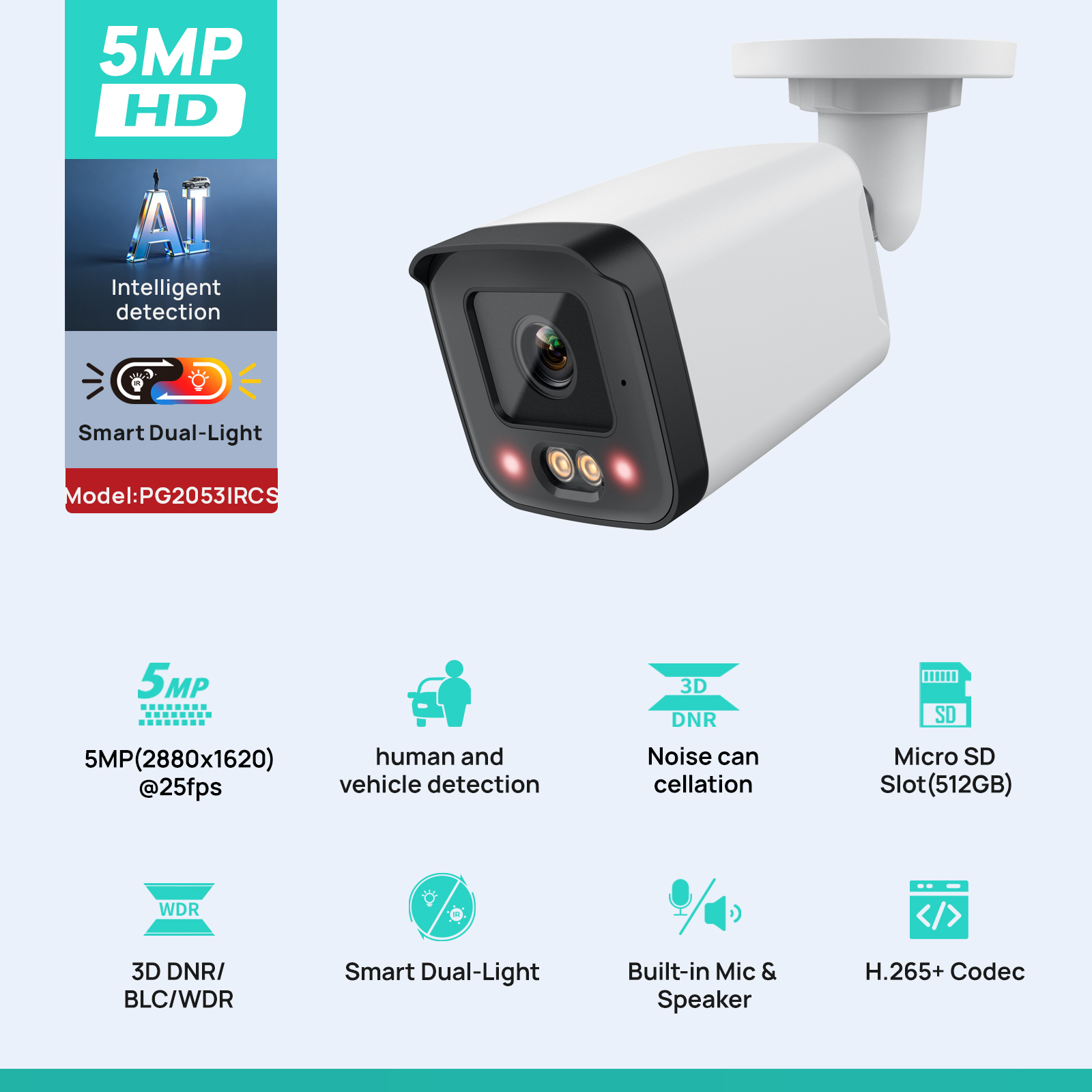 Kamera Keamanan IP VIKYLIN 5MP - Home Security Service ulasan dan harga