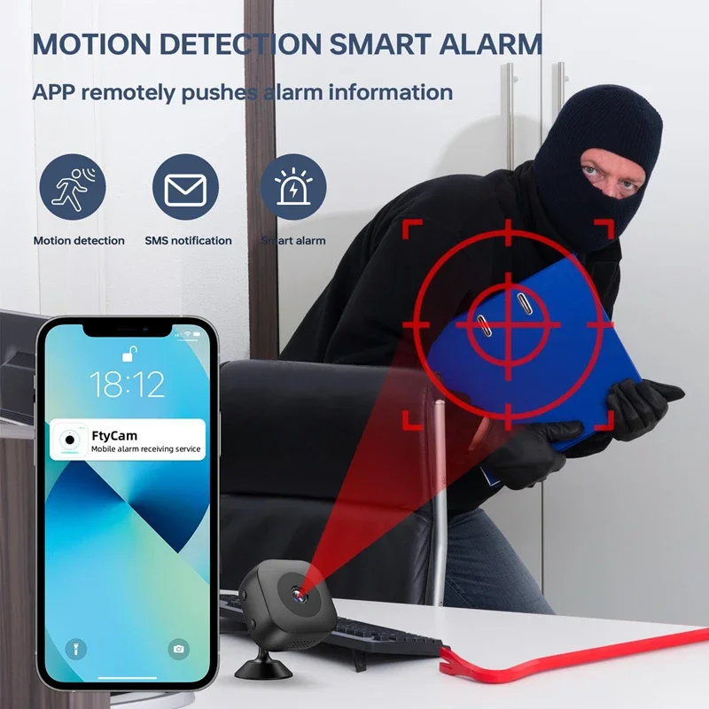 Kamera Mini Lenovo Smart 4K HD - Home Security No Wifi Needed ulasan dan harga