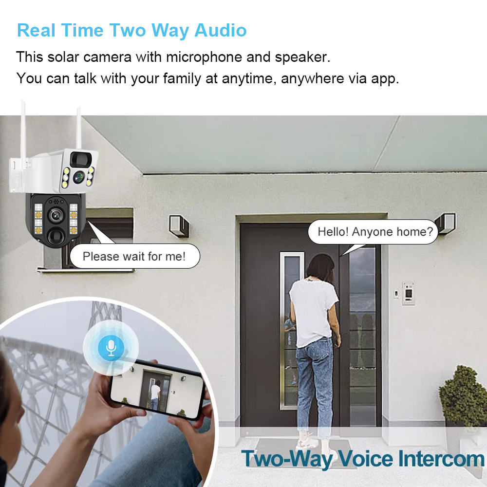 Kamera IP CCTV WiFi/4G, alat p - Home Security No Wifi Needed ulasan dan harga
