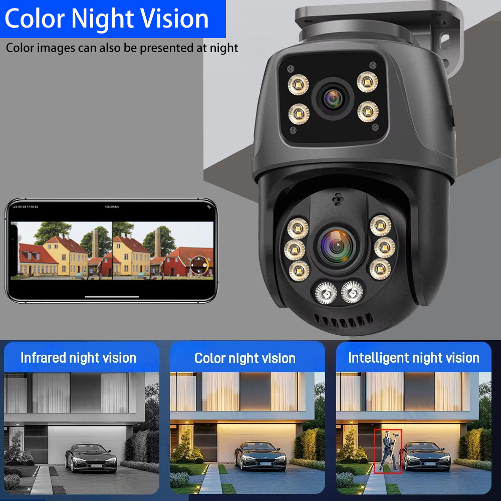 Sistem Kamera Keamanan IP ICSe - Home Security And Camera System ulasan dan harga