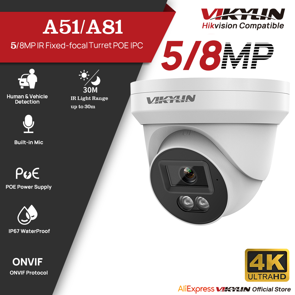 VIKYLIN 5/8MP HD IP Kamera Kea - Home Security Service ulasan dan harga