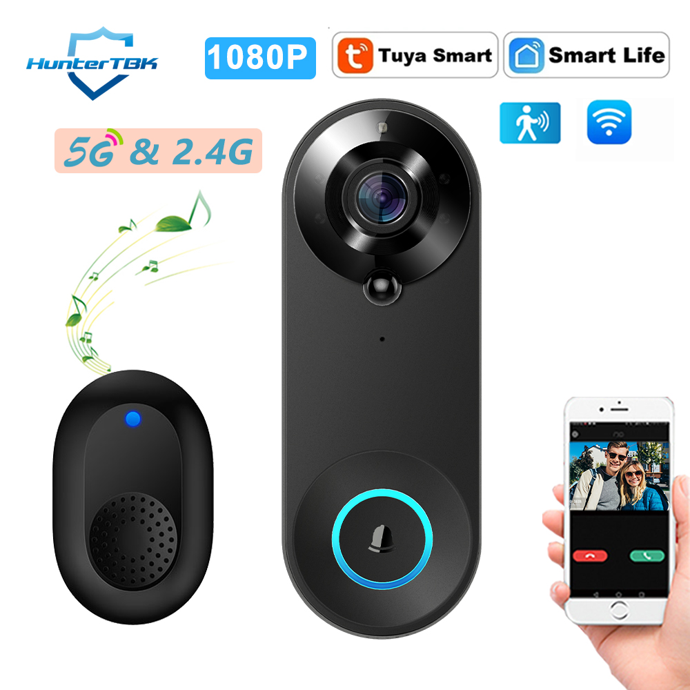 Bel Pintu Video WiFi 5G 2.4G 1 - Home Security No Wifi Needed ulasan dan harga