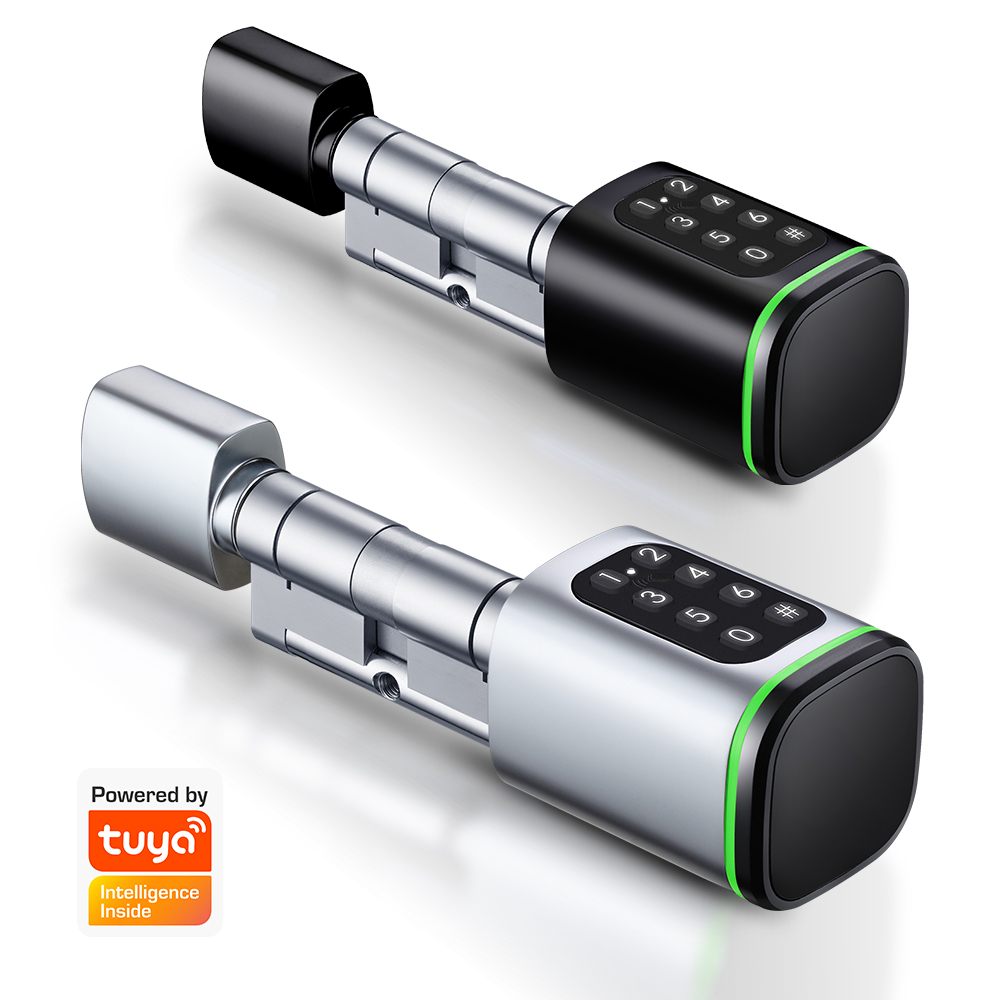 Kunci Silinder Pintar Tuya 60- - Home Security Essential ulasan dan harga