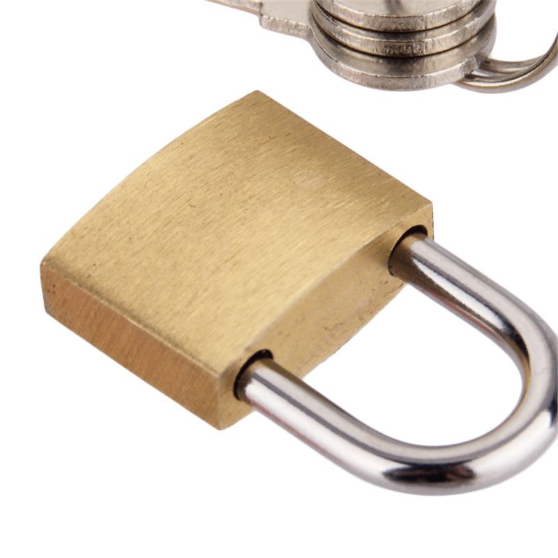 Gembok Kuningan dengan Kunci,  - Home Security Essential ulasan dan harga